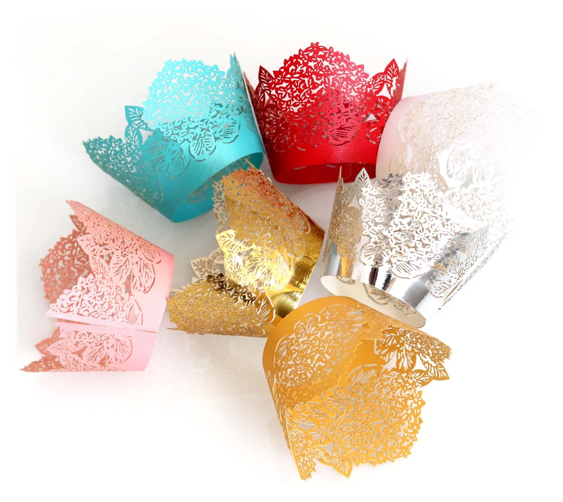 

50 PCS Wedding Festival Baby Shower Adult Birthday Party Cupcake Wrapper Decoration Baking Dessert Cake Supplies