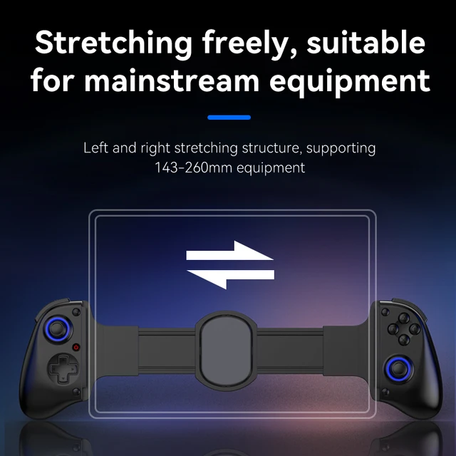 D11 Stretchable Game Controller Hall Trigger Supports Android Phone/Switch/PC/iOS/ Streaming Controller 4 D11 Stretchable Game Controller Hall Trigger Supports Android Phone/Switch/PC/iOS/ Streaming Controller 4