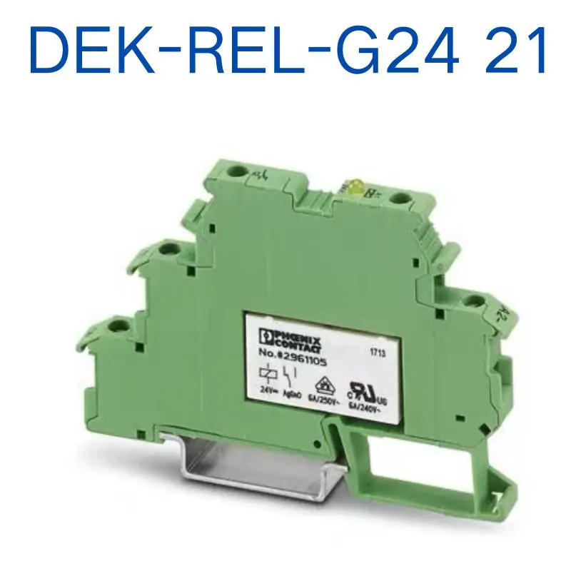 

New 10PCS Phoenix Relay Combination Module, DEK-REL-G24/21, No 2964500, 24V