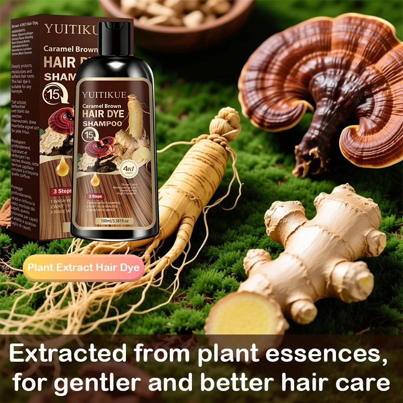 YUITIKUE 4-in-1 Caramel Brown - Hair Care Dandruff ulasan dan harga