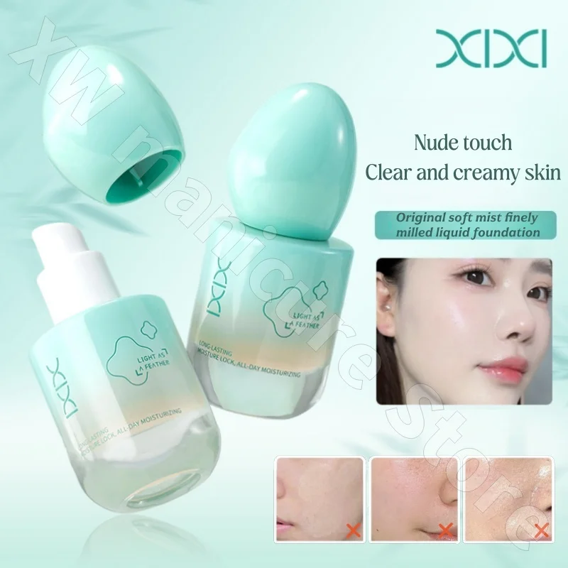 كريم أساس سائل مطحون بدقة من Xixi Original Soft Mist، خافي عيوب طبيعي وخفيف الوزن، 30 مل
