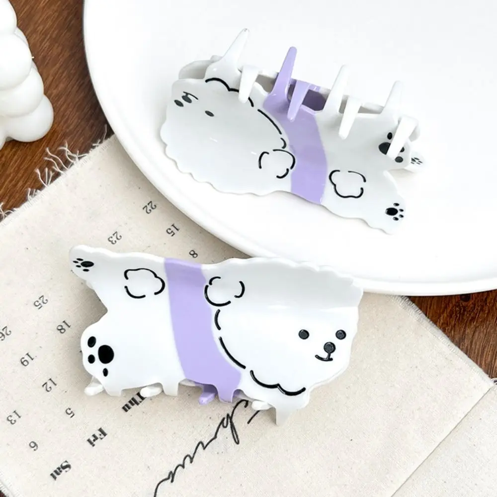 

Creative Pet Dog Cute Puppy Hair Grab Rabbit Animal Cartoon Hair Claw Headwear Geometry Acrylic Shark Clip Girls