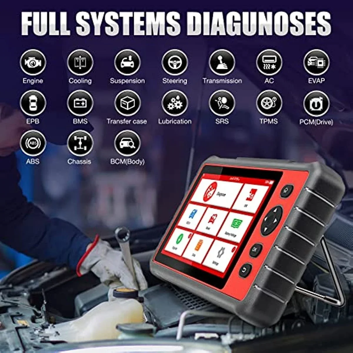 Automobile fault decoder diagnostic instrument