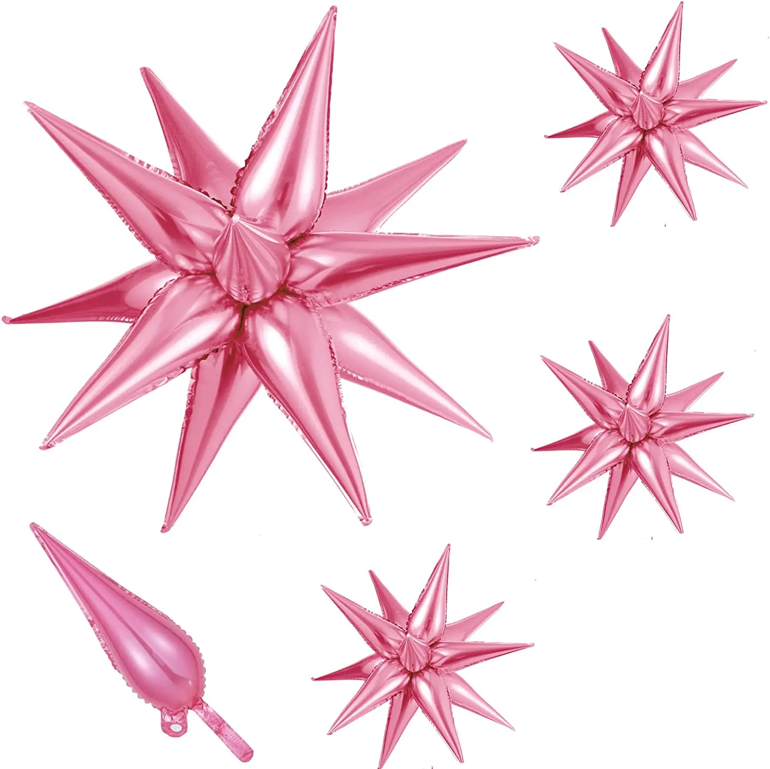 12 قطعة/الوحدة 4D ستار احباط بالونات قطعة واحدة ستار انفجار بالونات 22 بوصة بالونات عيد الميلاد عيد ميلاد حفل زفاف غرفة ديكور #5
