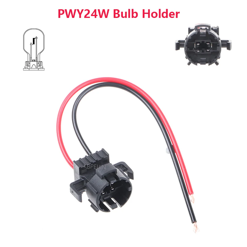 

Держатель лампы PWY24W для VW, Audi, BMW, Mercedes-Benz, гнездо указателя поворота, проводной жгут, основание автомобильной лампы, замена, 1 шт.