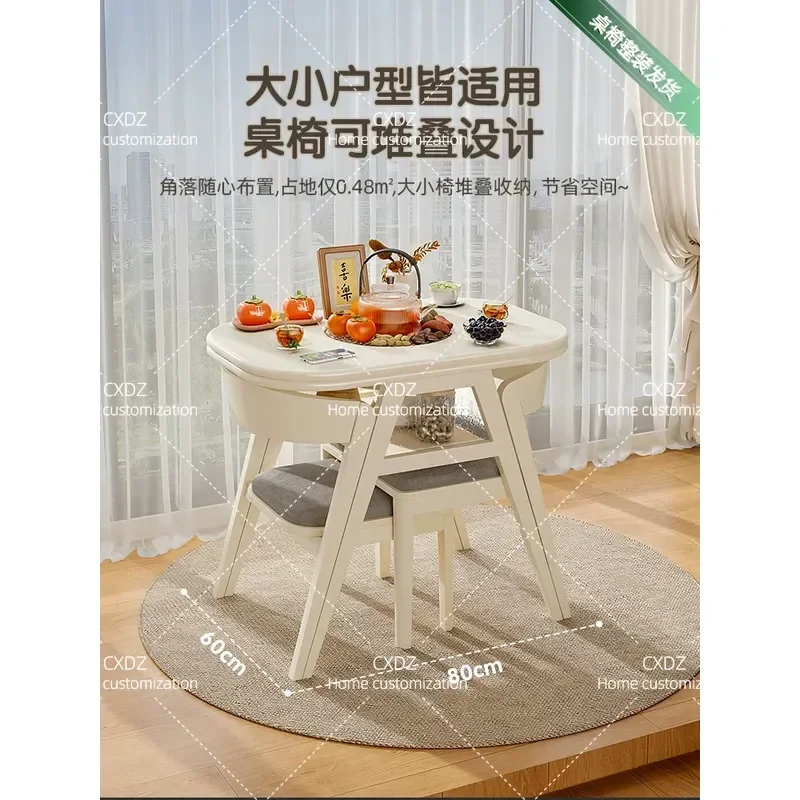Balcony Electric Ceramic Stove Small Tea Table Solid Wood Multi Functional Coffee Table High End Electric Enclosure Stove Tea