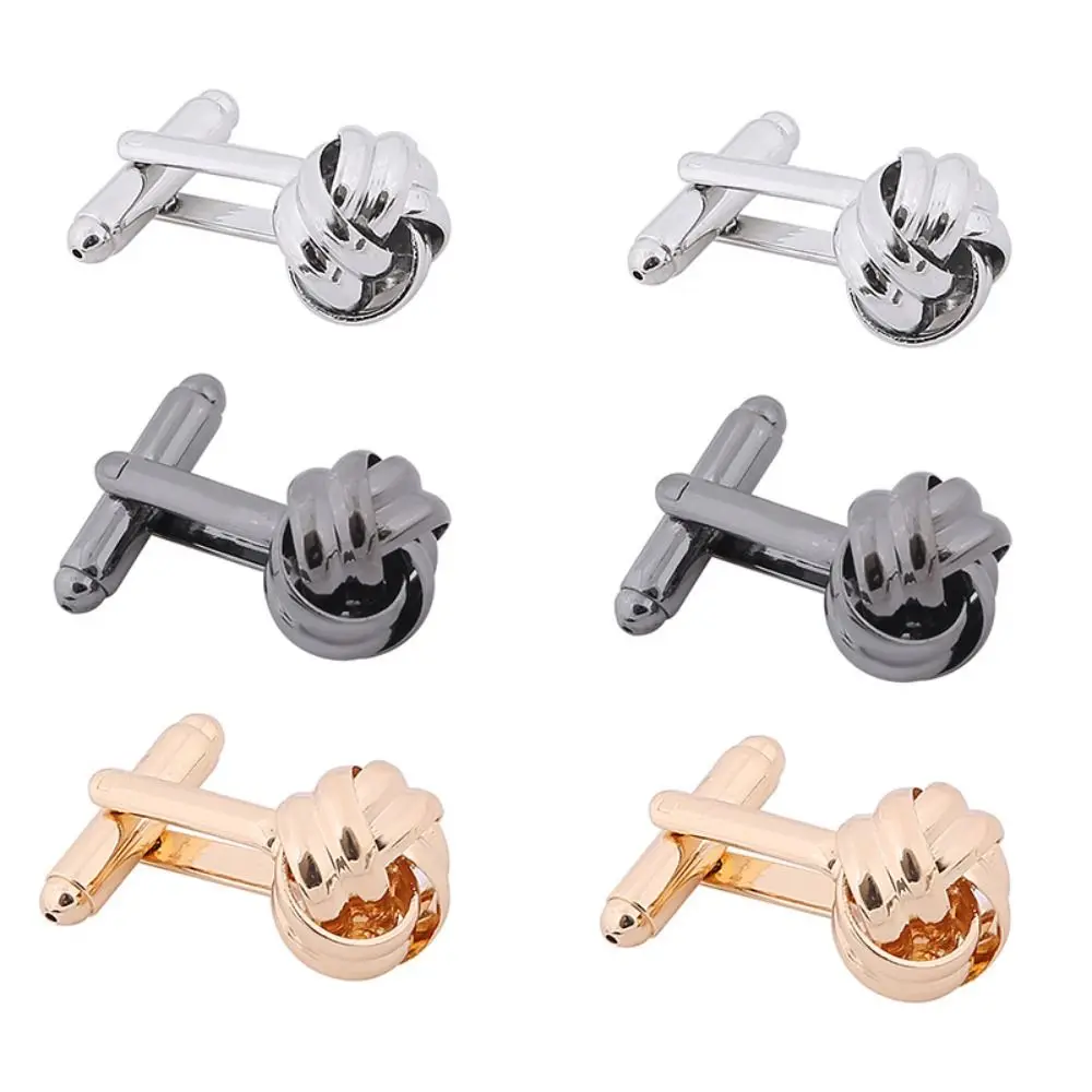 High Quality Alloy Alloy Cufflinks Gold Silver Black Cufflinks for Mens Super Shinny Gift Men