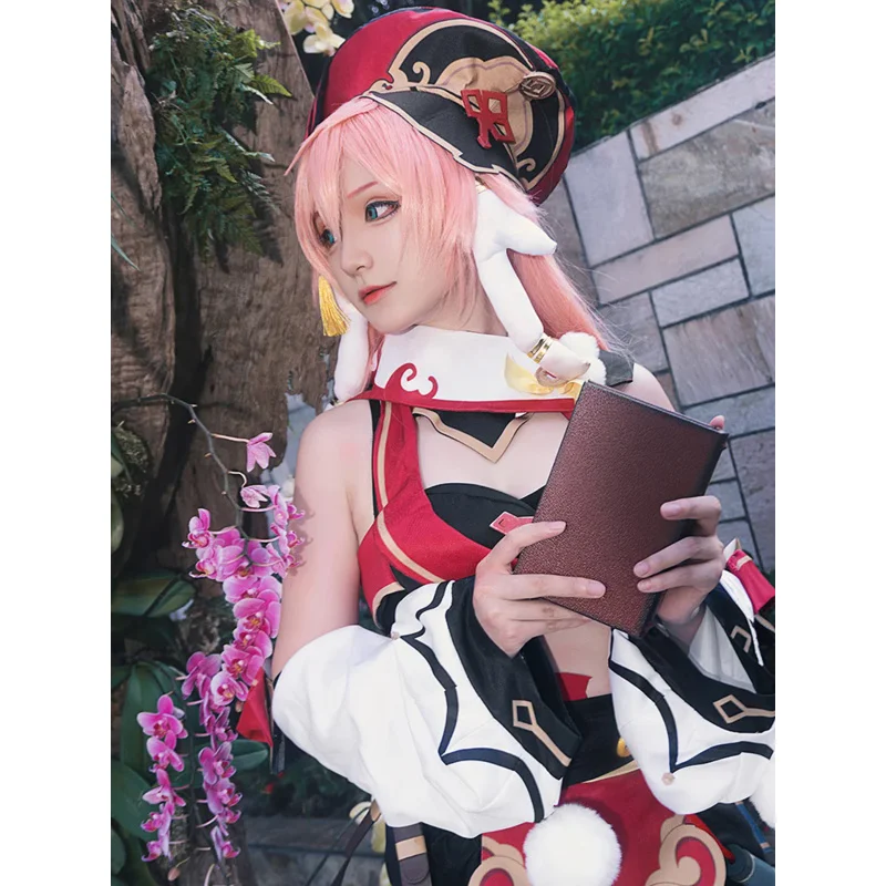 Gioco Genshin Impact YanFei Costume Cosplay Yan Fei abiti Sexy con borsa per cappello vestito di carnevale di Halloween per le donne su misura