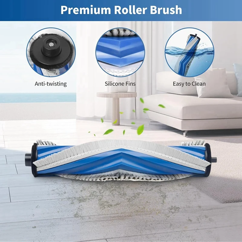 AC39-เปลี่ยนสําหรับECOVACS T30sหุ่นยนต์เครื่องดูดฝุ่นหลักแปรงด้านข้างตัวกรองHEPA Mopกระเป๋า