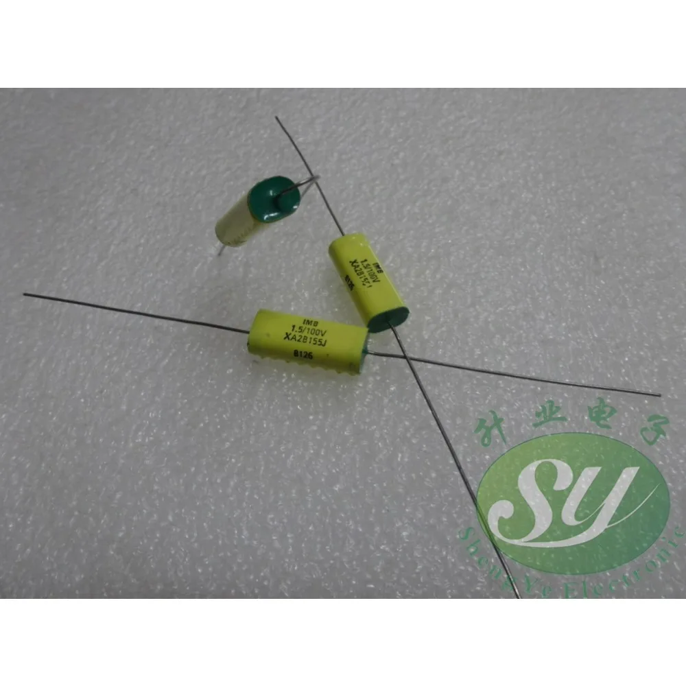 

1.5uF/100V 1u5 155 Audio coupling high-fidelity stepless axial capacitor
