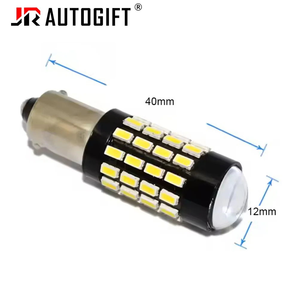 50X لمبات Led صغيرة T10 BA9S 3014 54SMD Canbus ضوء 12 فولت-24 فولت أبيض T11 H6W T4W لا خطأ للقراءة الداخلية مصباح قبة للشاحنة #4
