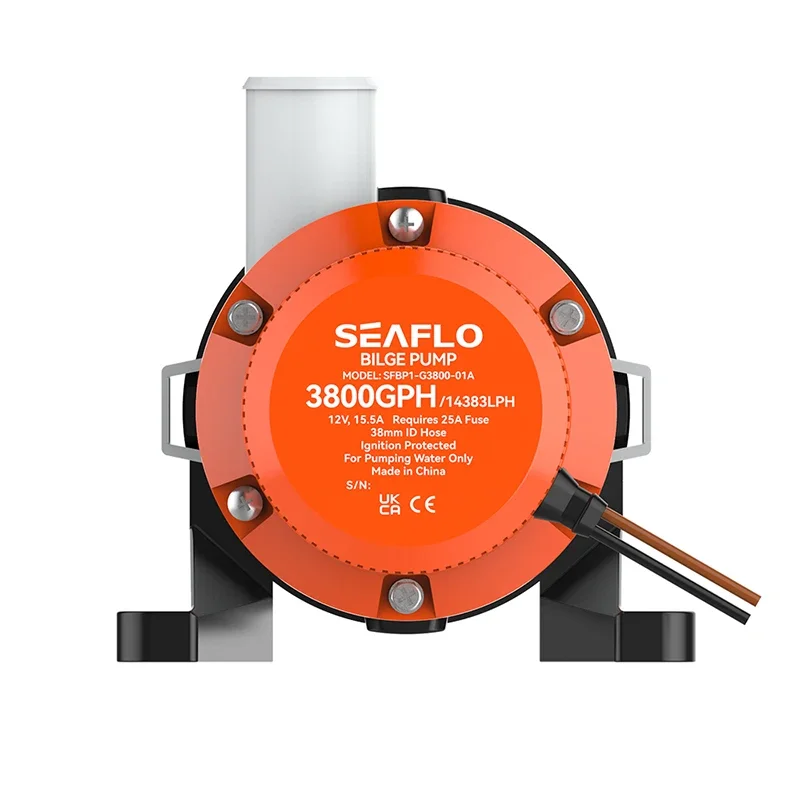 SEAFLO General Purpose 3800 GPH Aerator pump Heavy-duty construction for Marine Industry bilge Centrifugal Pump