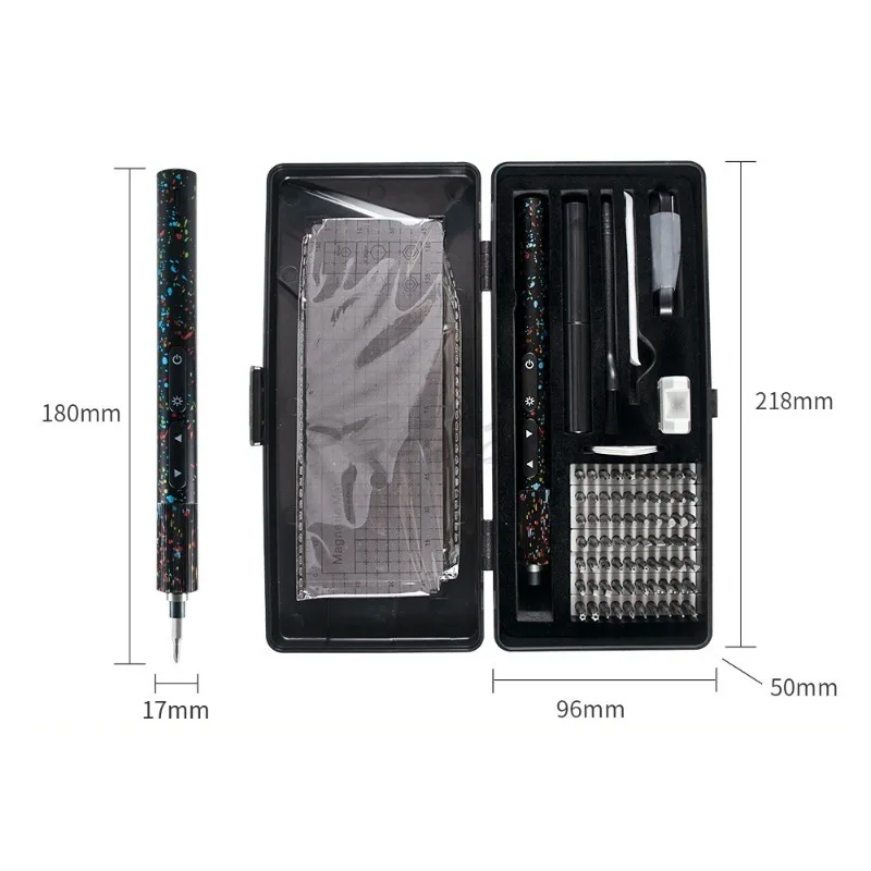 Pen Style Electric Screwdriver 78 in 1 Standard Maintenance Specific Electric Screwdriver Set with Electric Tools