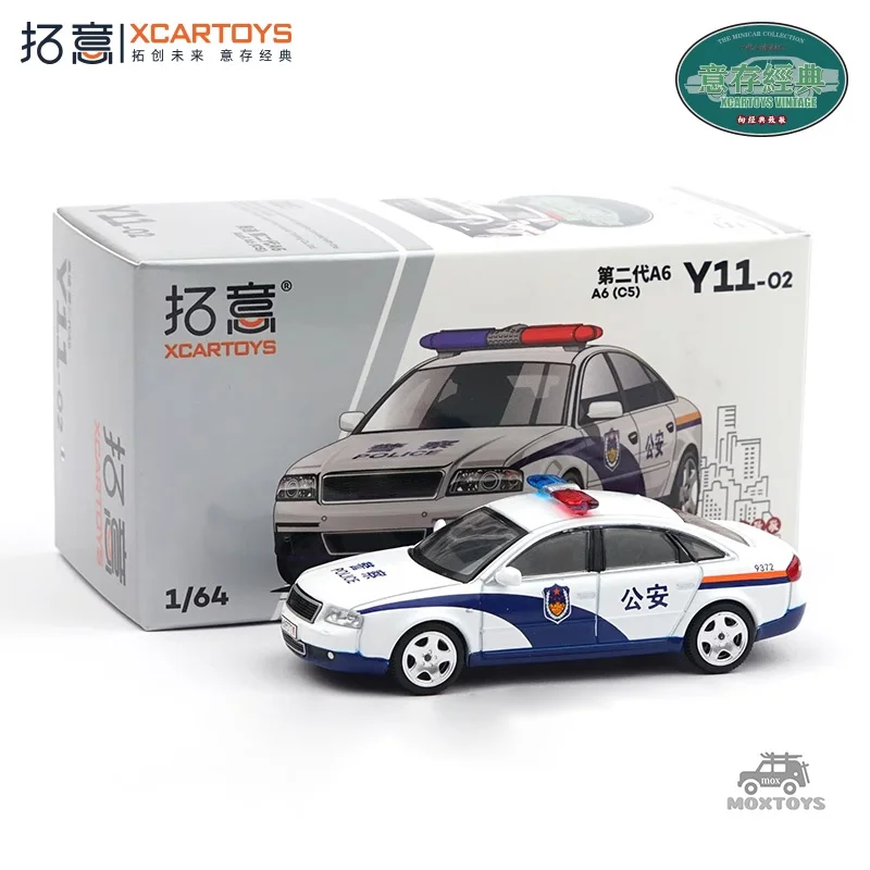 

XCarToys 1:64 A6 C5 Police Diecast Model Car