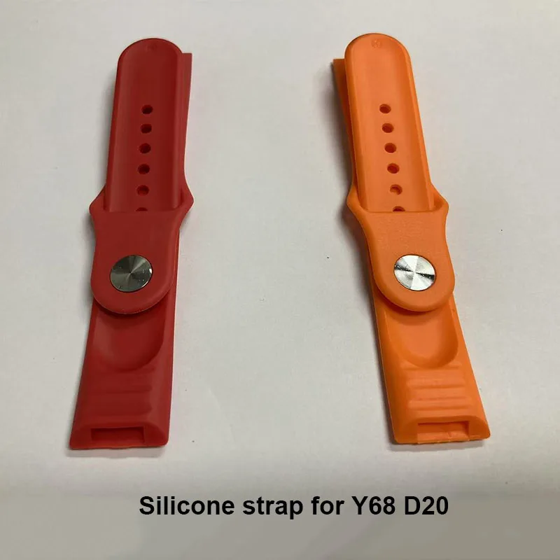 Высококачественный силиконовый ремешок для умных часов Y68 D20, ремешок из ТПУ, браслет D20 Pro, сменный ремешок для часов, аксессуары Высококачественный силиконовый ремешок для умных часов Y68 D20, ремешок из ТПУ, браслет D20 Pro, сменный ремешок для часов, аксессуары