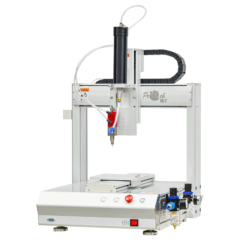 Three-Axis Presission Automatic Epoxy Resin Glue Dispensing Dispenser Machine For Circular Led Bul