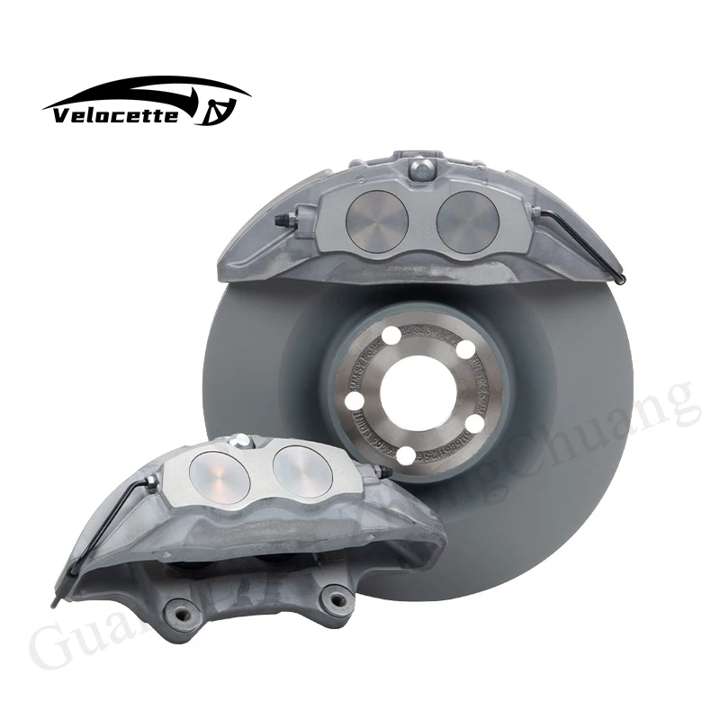 For Ford Exclusive 4-Pot Electric Pistons 360mm Disc Brake Calipers For 17 Inch Wheels Compatible Fiesta Fox Mondeo Taurus