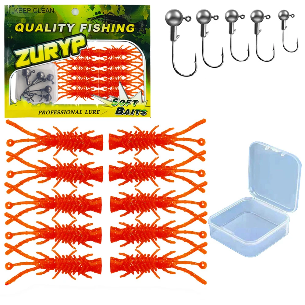 

Lure Soft Bait Fake Bait Floating Soft Worm Boxed Lead Hook Soft Bait Fake Bait 15.5*12*2cm 16pcs/set 1pc A Box