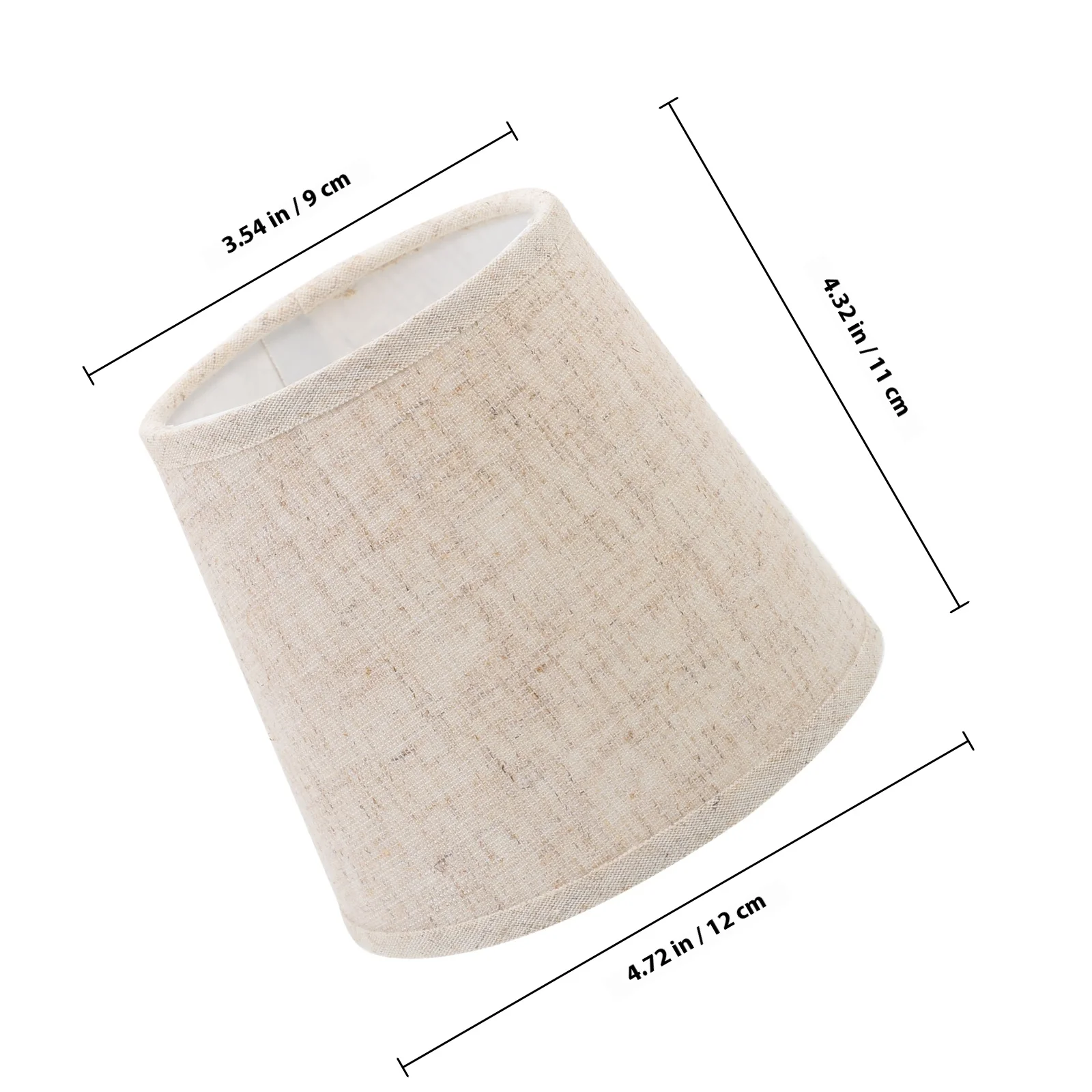 2pcs Fabric Lamp Shade 25Cm Simple Design Table Floor Desk Lamp Cover Replacement Household Decorative Lighting Shades