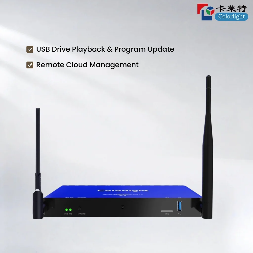 Colorlight A200 Media Player Sync & Async Dual-mode Max Load 2.3 Million Pixels Wi‑Fi Cloud Remote Control for LED Display