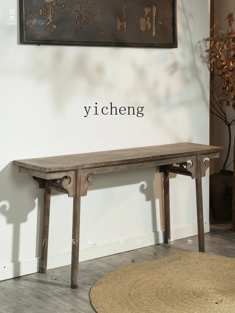 

W5.14 2 Altar Table Solid Wood Chinese Style Case Table Old Objects Antiques Folk Style