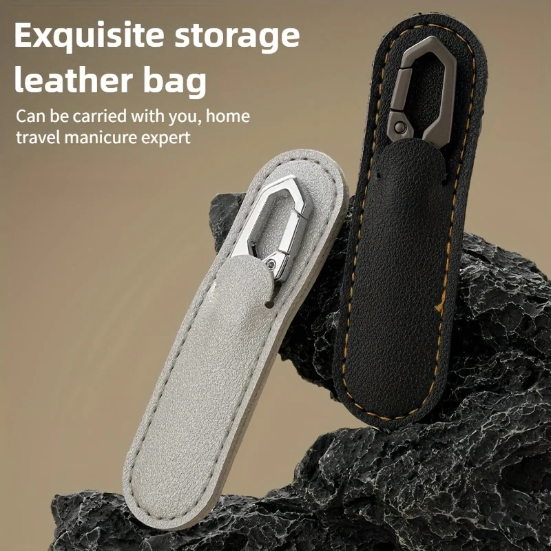 مبرد أظافر عالي التحمل على الوجهين مع أسطح طحن دقيقة خشنة من الفولاذ المقاوم للصدأ أداة مانيكير وباديكير للأظافر الصلبة السميكة