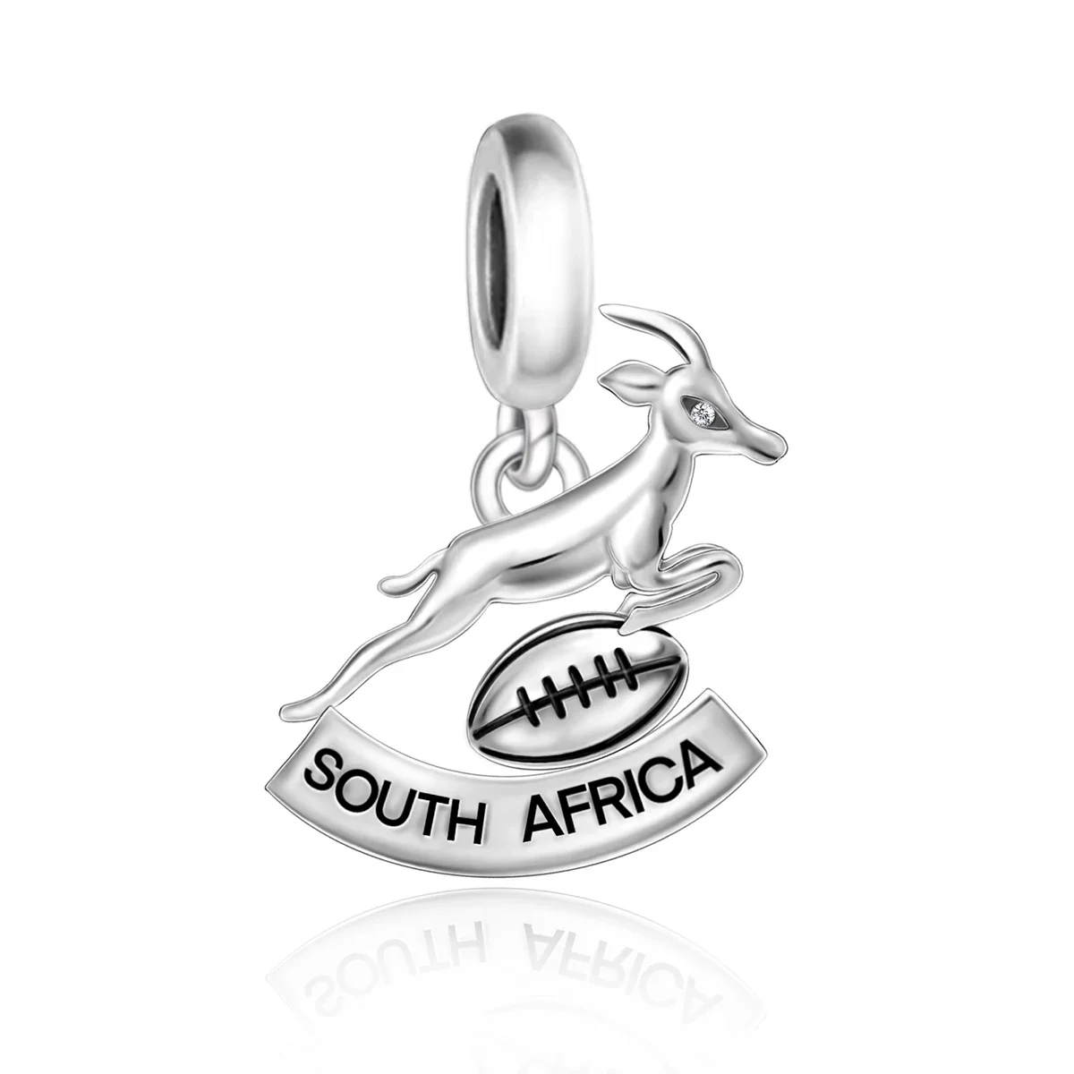 Fit Original Pan Charms Bracelet 925 Sterling Silver South Africa Springbok and Brugby Bead For Making Women Berloqe 2024