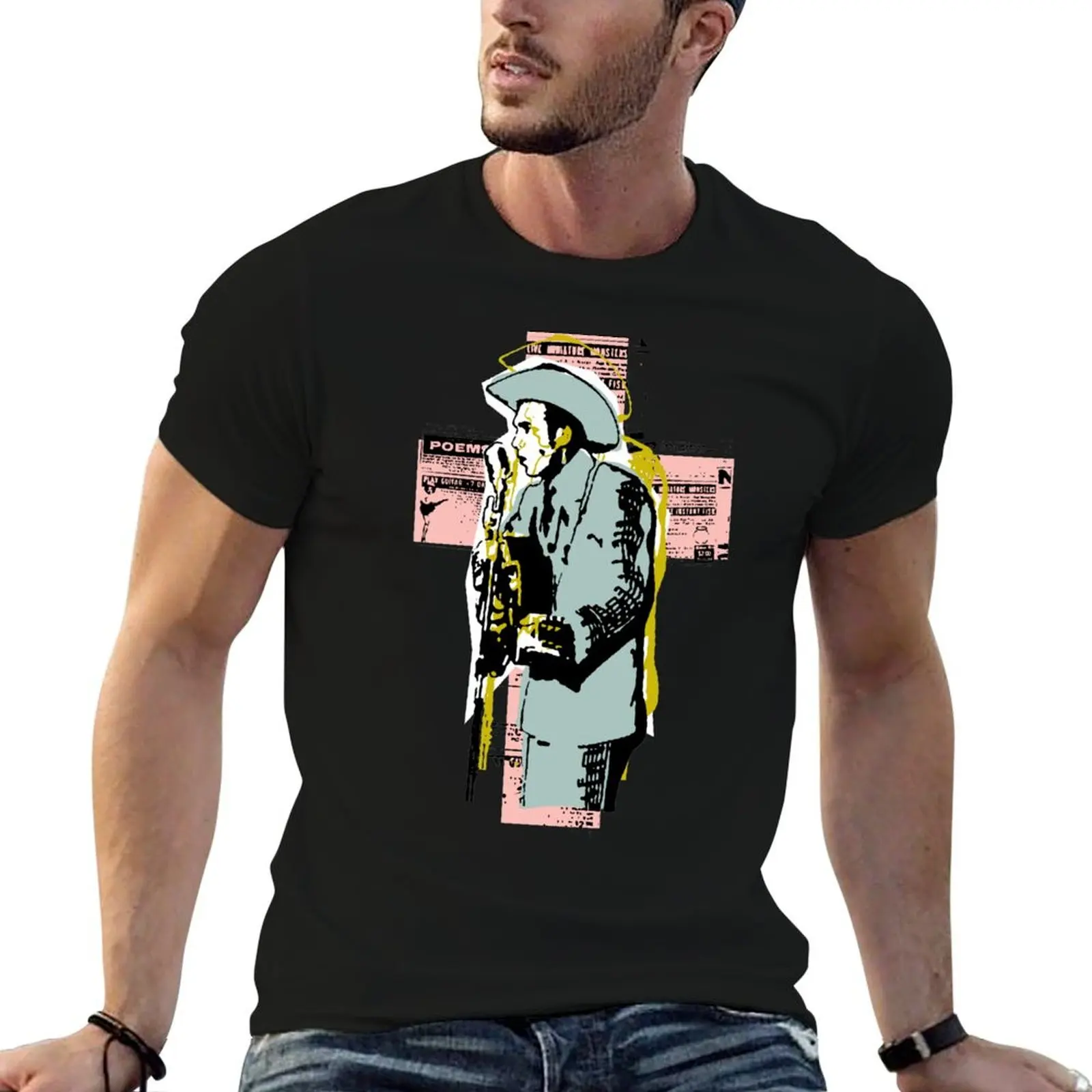 

shirts T-Shirt cotton t Hank Williams cotton man high quality 100% t shirt