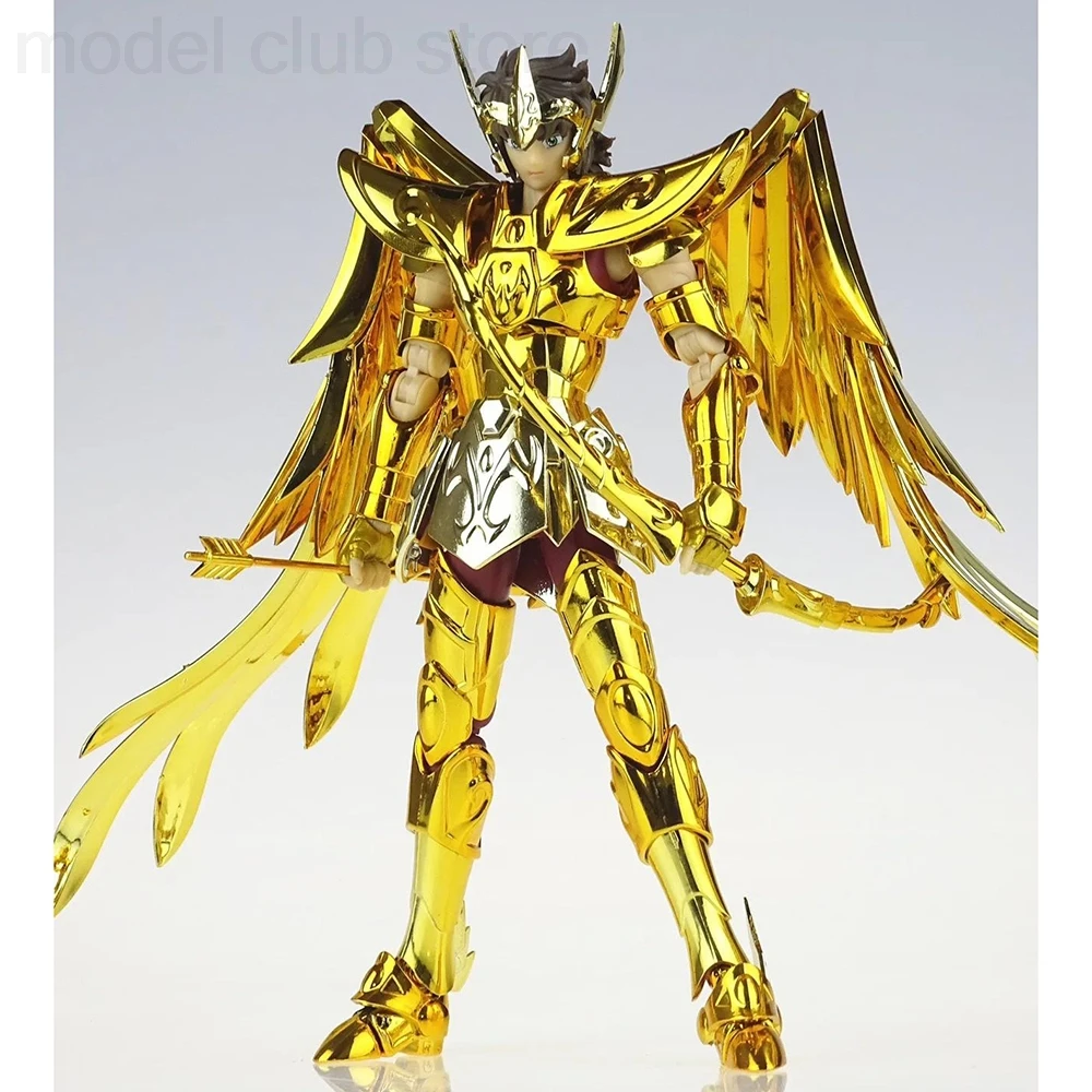 W magazynie CS Model Saint Seiya Myth Cloth EX Sagittarius Aiolos Knights of the Zodiac Anime 24K Metal Armor Action Figure Toys