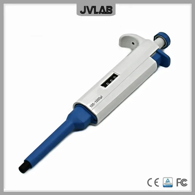 Single Channel Manual Adjustable TopPette Pipette 2-10ml Pipettor Pipet 0.1-2.5ul/0.5-10ul/20-200ul/100-1000ul Come With Tips