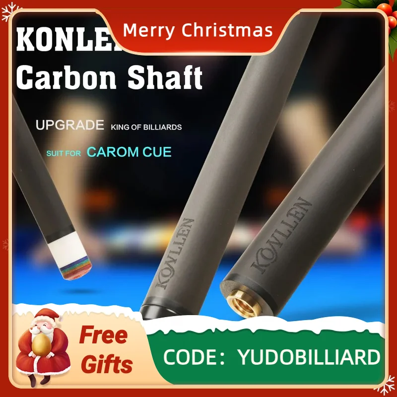 

KONLLEN New Billiard Carbon Fiber 3 Cushion Carom/Libre Cue Stick Shaft Uni-loc /Radial 3/8*8 Pin Joint Single Shaft for PERI