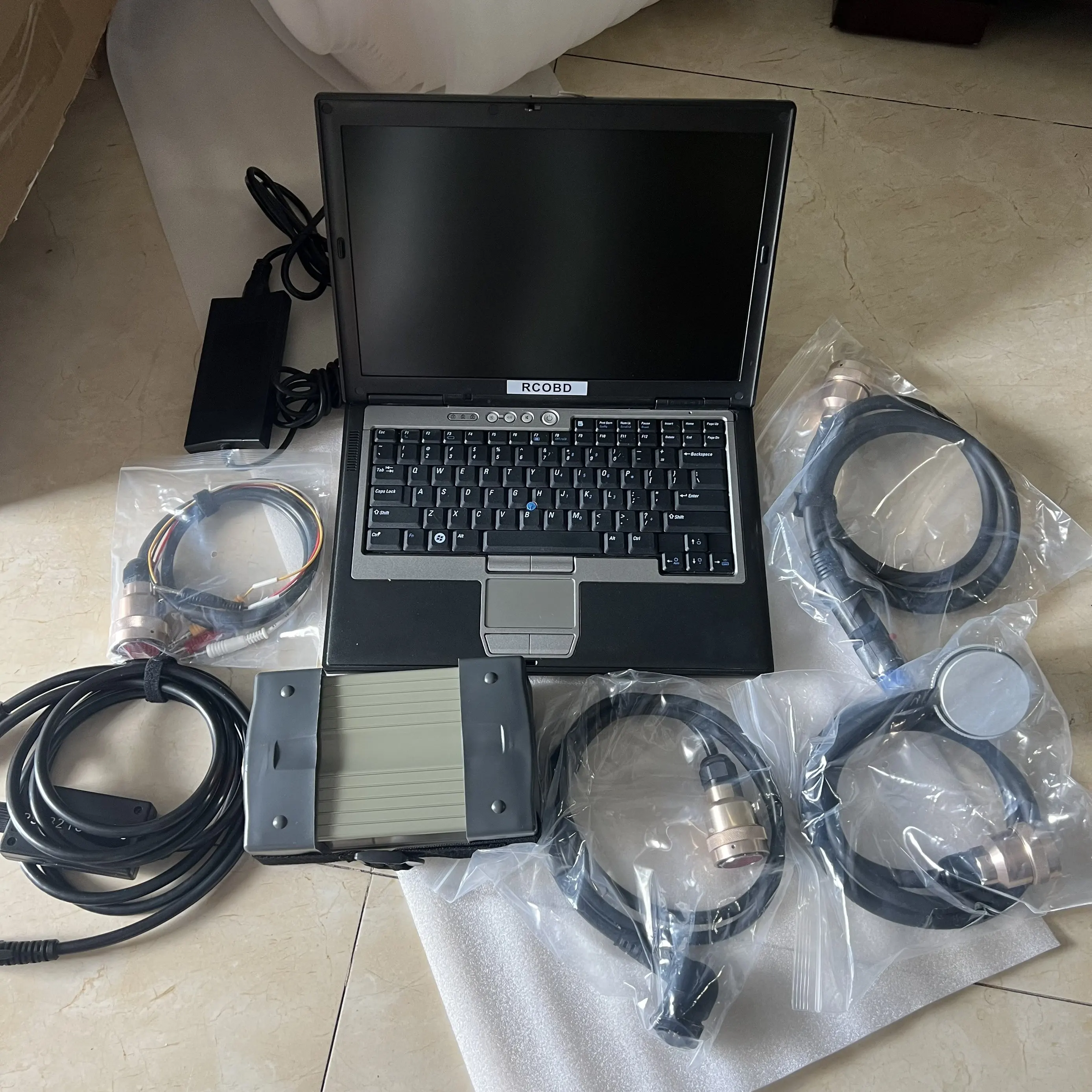 MB Old Cars Diagnosis Mb Star C3 Sd Connect 3 with V2014.12 Software HDD SSD in DELL D630 Used Laptop 4GB RAM Ready to Use