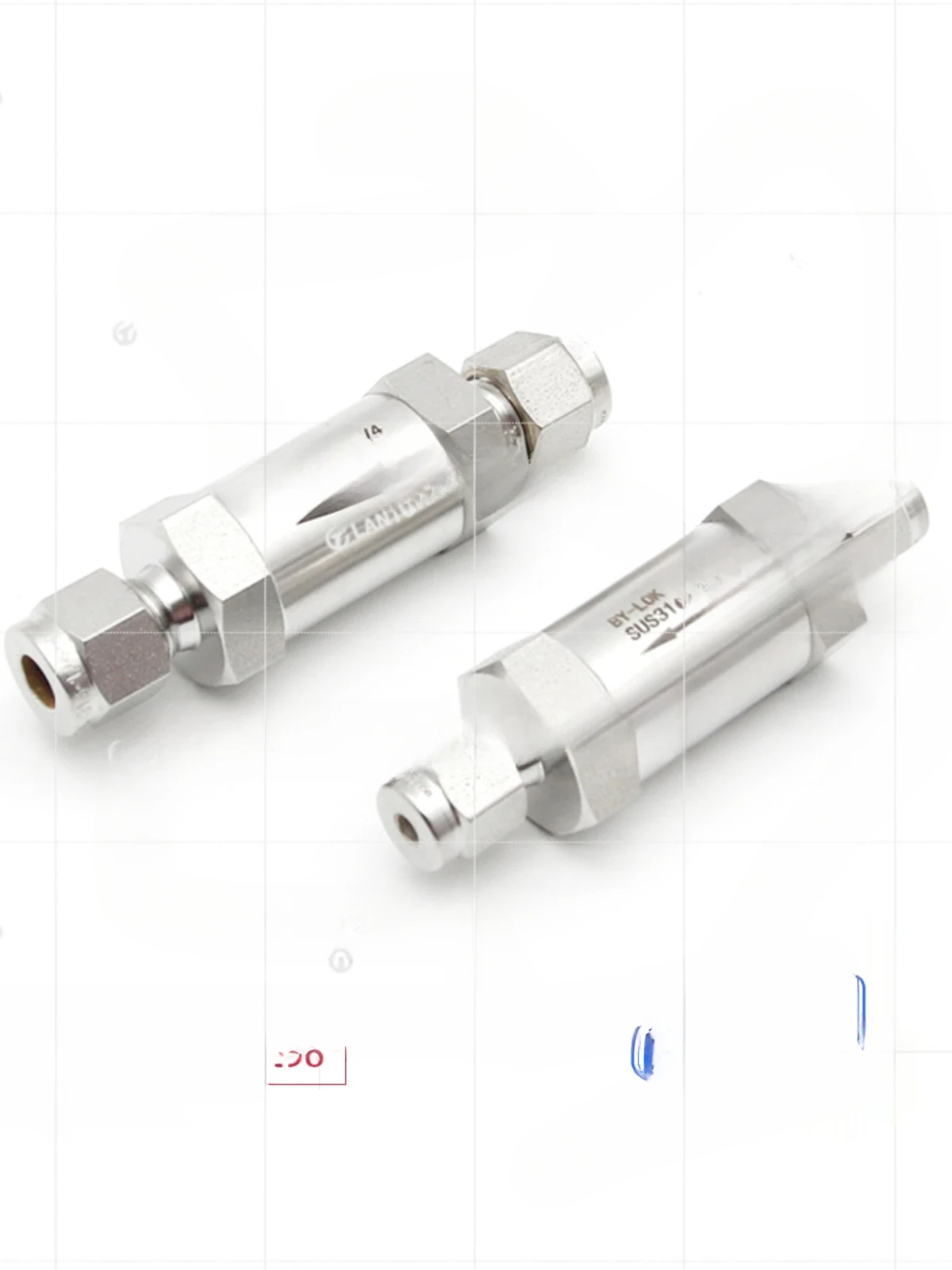 Through gas filter 316L stainless steel high pressure high precision filter valve