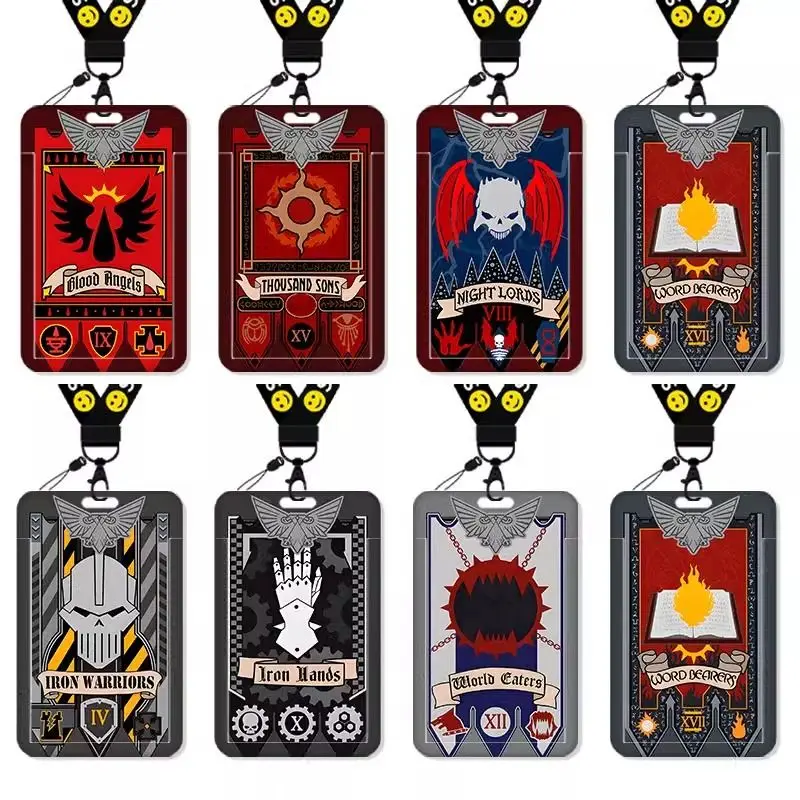 

Warhammer 40000 Night Lords Thousand Sons Dark Angel Creative Personality Cartoon Print Student ID Card Protector Card Holder