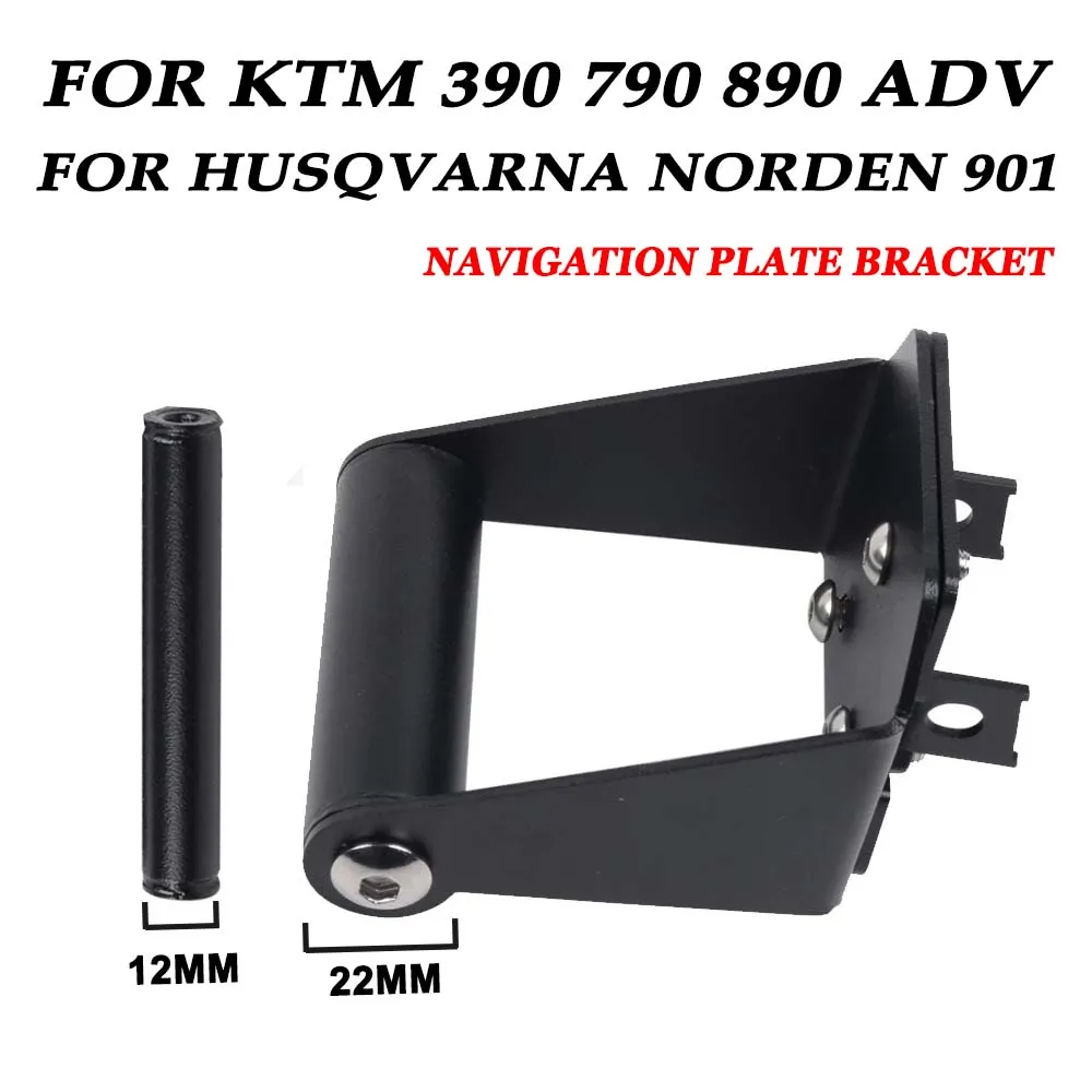 for Husqvarna NORDEN 901  For KTM 790 890 Adventure 390 ADV 790ADV 2019 - 2022 Mobile Phone Holder GPS Navigation Plate Bracket