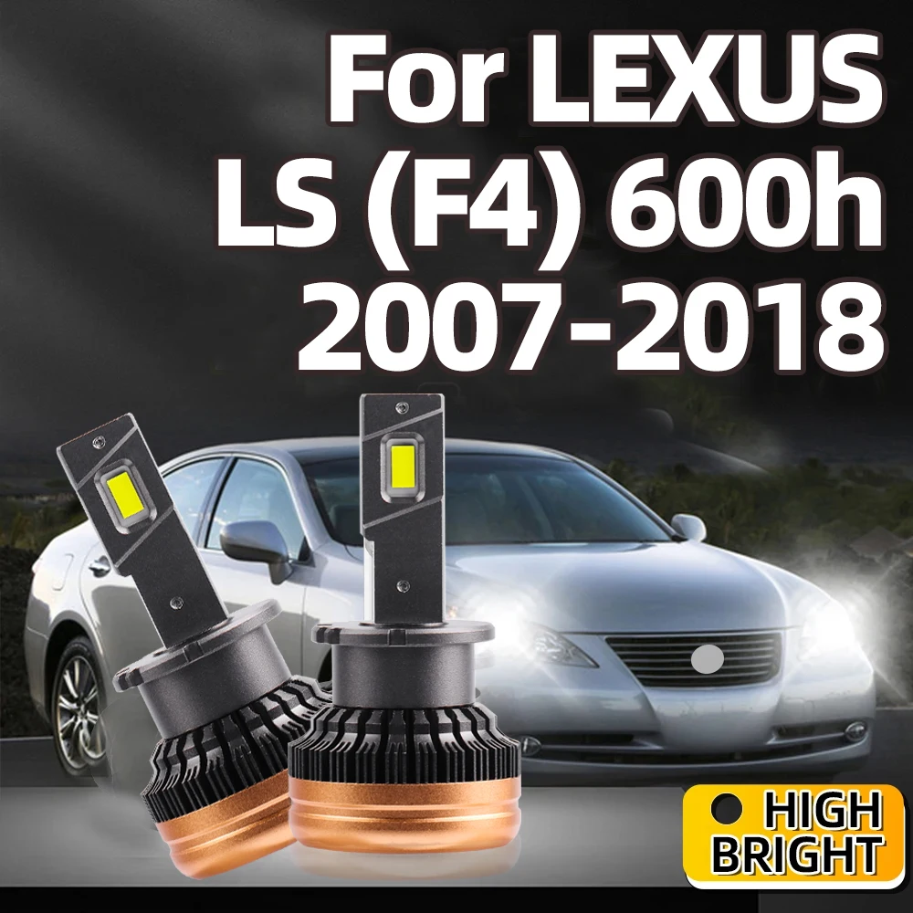 

30000LM LED D4S Headlights HID Bulb Canbus Car Light 6000K For LEXUS LS F4 600h 2007 2008 2009 2010 2011 2012 2013 2014 15-2018