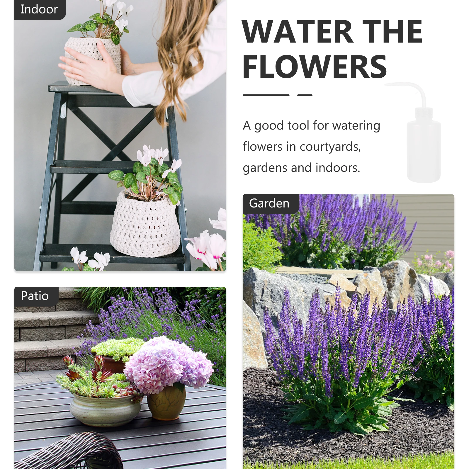 

10 Pcs Water Watering Can Spray Bottle Squeeze Planting Bottles Sprinkling