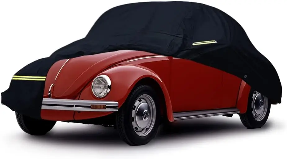 

Waterproof All-Weather Car Cover for 1960-1980 VW Beetle with Zipper & Windproof Bands