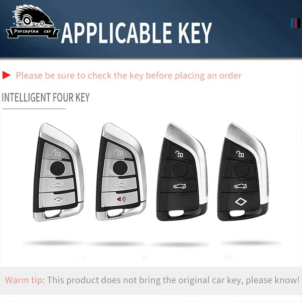 Vacuum Nano Plating Car Remote Key Case Cover for BMW X1 X3 X5 X6 Series 1 2 5 7 F15 F16 F10 F30 G05 G20 G30 G11 F48 F39 G01 G32