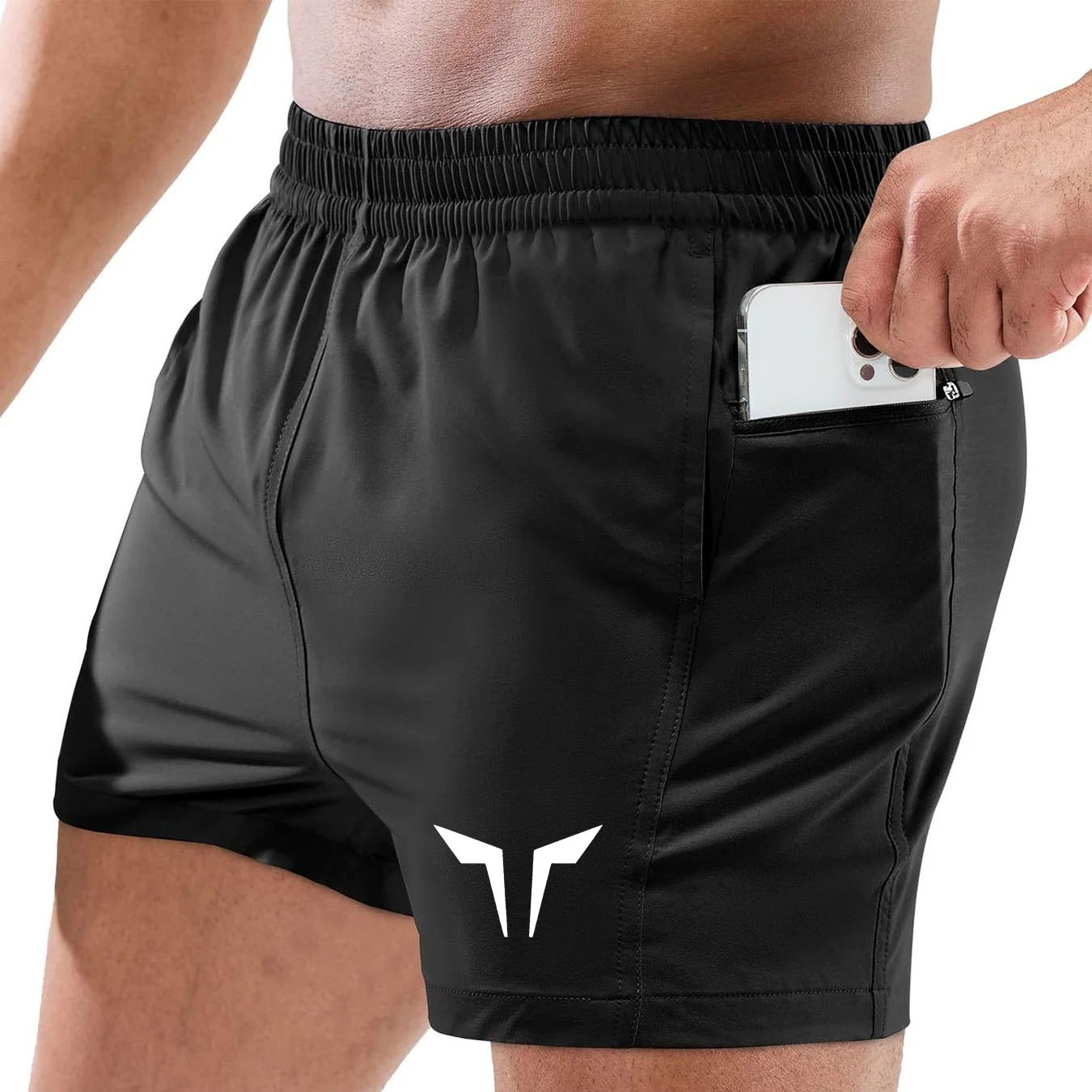 Breathable, Quick-Dry Summer Shorts; Men's Sports and Casual Shorts; Beach Shorts; Ideal for Gym Workouts and Outdoor Running