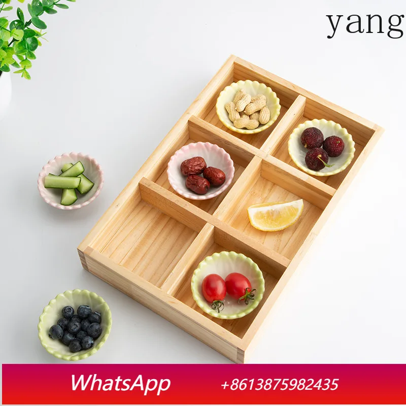 

LMM tray wooden home hotel restaurant storage tea set rectangular wooden tea tray