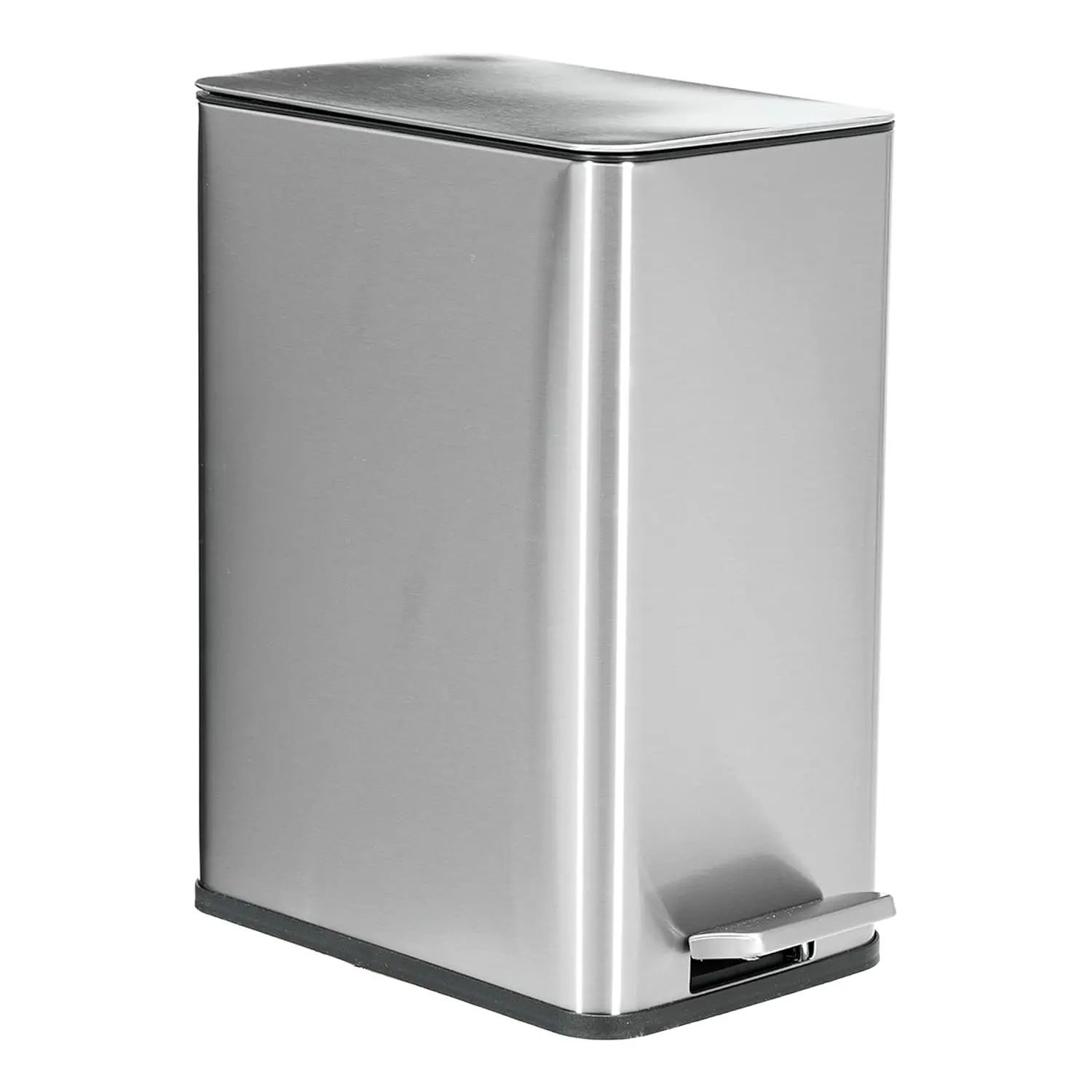 

Anti-Slip Trash Can with Liner Lock System - Stainless Steel Kitchen Bin, Soft Close Lid & Fingerprint Proof -, Customized