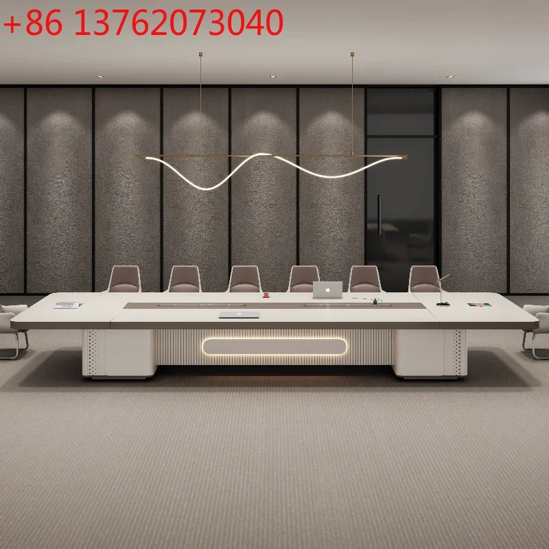 280 to 800 cm negotiation training table meeting tables conference table Office Furniture gaming desk Equipped with LED lights