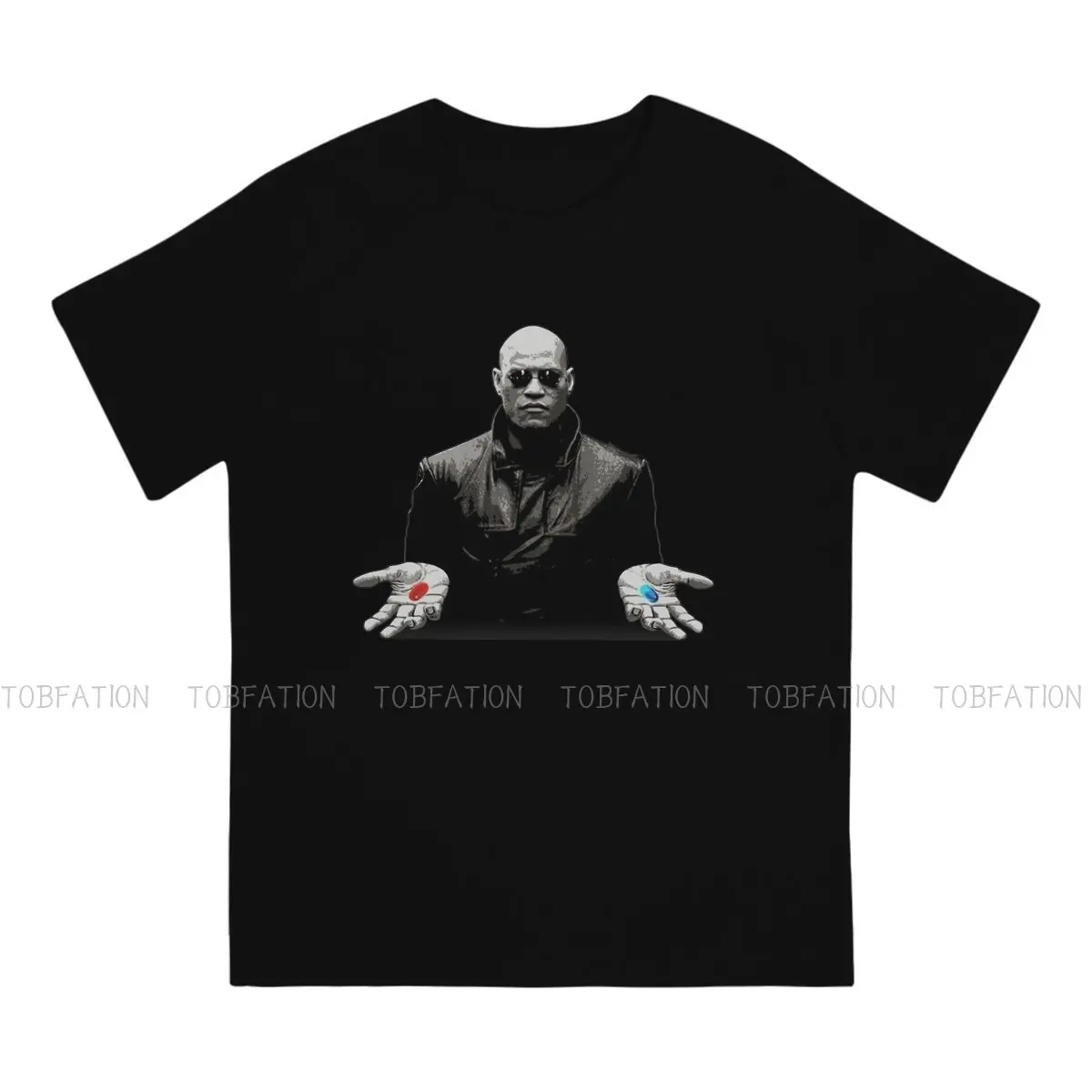 The Matrix Neo Film Morpheus Red or Blue Pill TShirt Men Grunge Loose Casual Crewneck Cotton T Shirt 2020