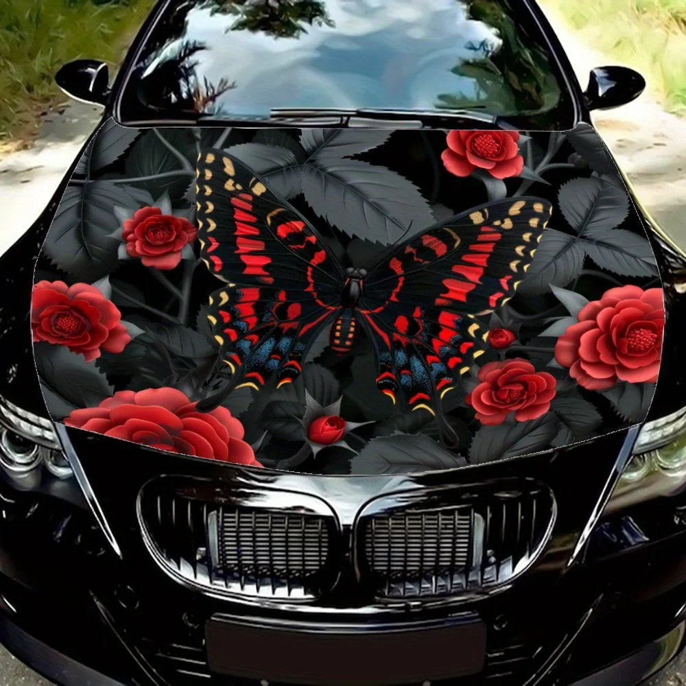 

Butterfly in a Rose Bush: A Brilliant Collision of Graphics Car Vinyl Wraps, Vinyl Car Hood Graphics, Vinyl Patterns Full Creati