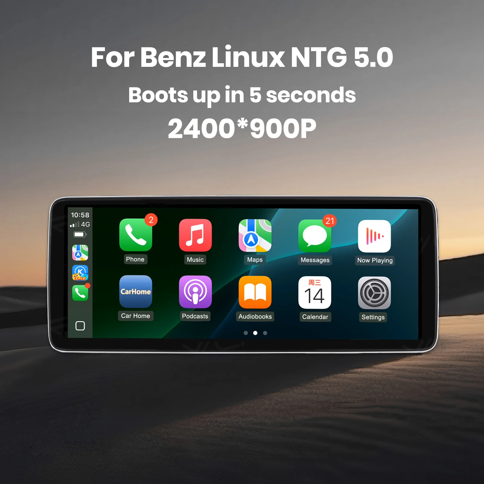 Linux Carplay Touch Screen For Mercedes Benz CLS Class 2015-2019 with NTG 5.0 System Car Multimedia Player Radio Automotive Navi