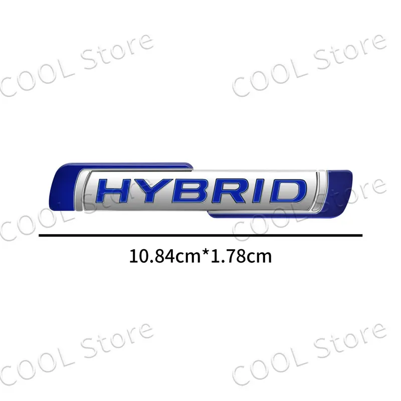 1pcs Car Decor 3D ABS Plastic HYBRID Logo Rear Bumper Trunk Letter Emblem Sticker For Suzuki Grand Vitara Sx4 Swift Alto Jimny