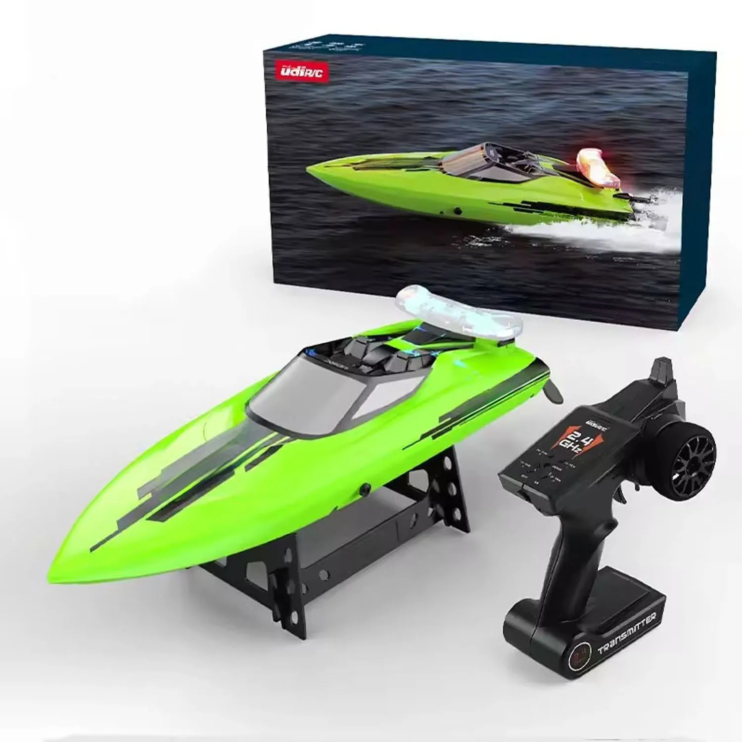 

UdiRC UDI021 2.4G 4CH RC Electric Boat High Speed Model Ship 80A Brushless Motor ESC Battery Charger Radio System gift for Adult