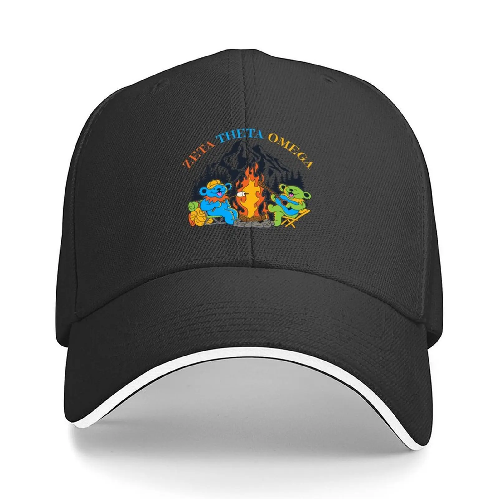 

ZTO Camping Bears Baseball Cap Golf Hat Man Male hat Golf Hat Anime Women's Beach Outlet Men's