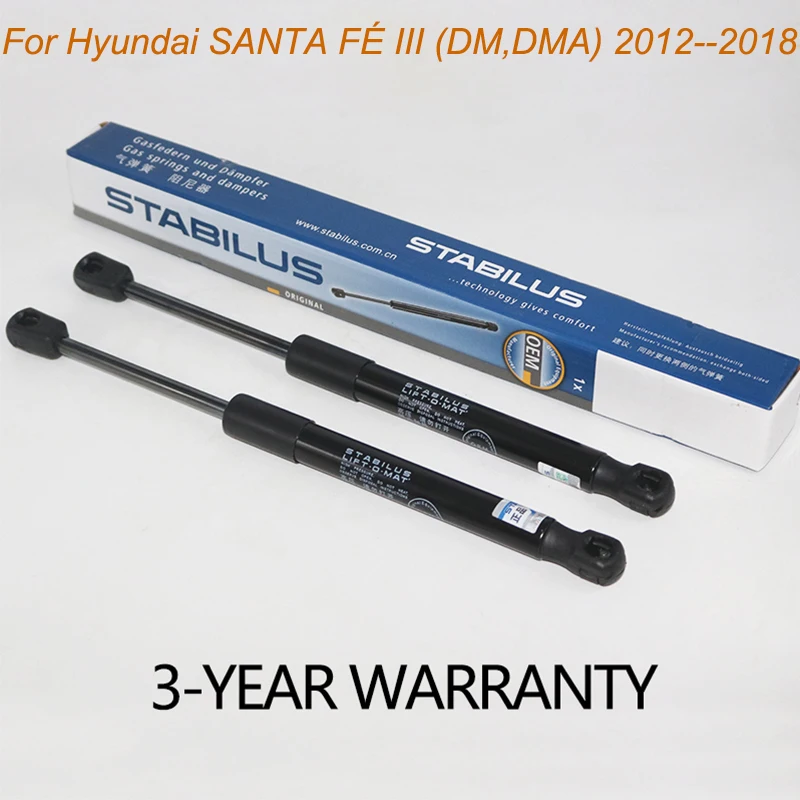 Original Car-styling Front Hoods Bonnets Gas Spring Strut Lifters for Hyundai SANTA FÉ III (DM, DMA) (2012--2018) 81161-2W000